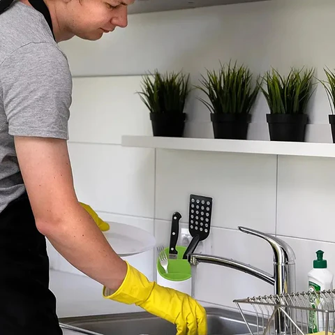 Escurridor de Cubiertos Desmontable  Diseño Práctico y Funcional