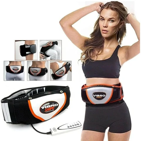 Cinturón Masajeador Con Vibración Calor Vibro Shape