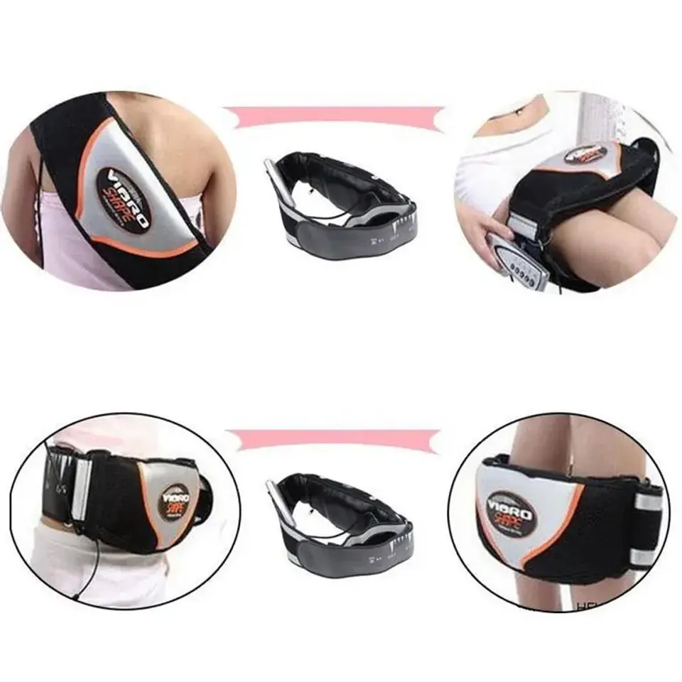 Cinturón Masajeador Con Vibración Calor Vibro Shape 5