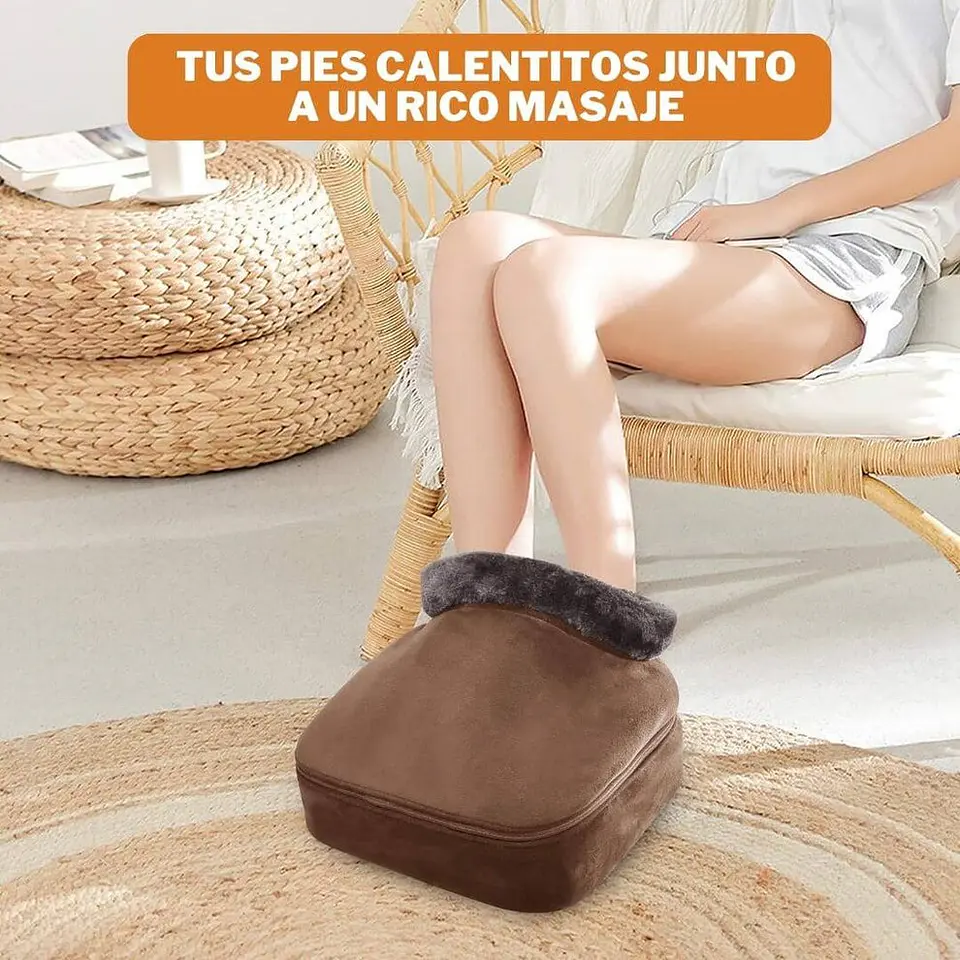 Calienta Pies Electrico Calentador Y Masajeador De Pie Cama 5