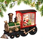 Tren De Navidad Iluminado Musical Globo De Nieve - Miniatura 1