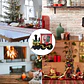 Tren De Navidad Iluminado Musical Globo De Nieve - Miniatura 7