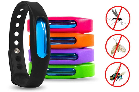 Set x4 Pulseras Repelente Insectos Natural y Ajustable