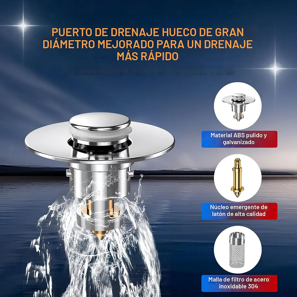 PACK 2 FILTROS PARA DRENAJE DE BAÑO/COCINA 1