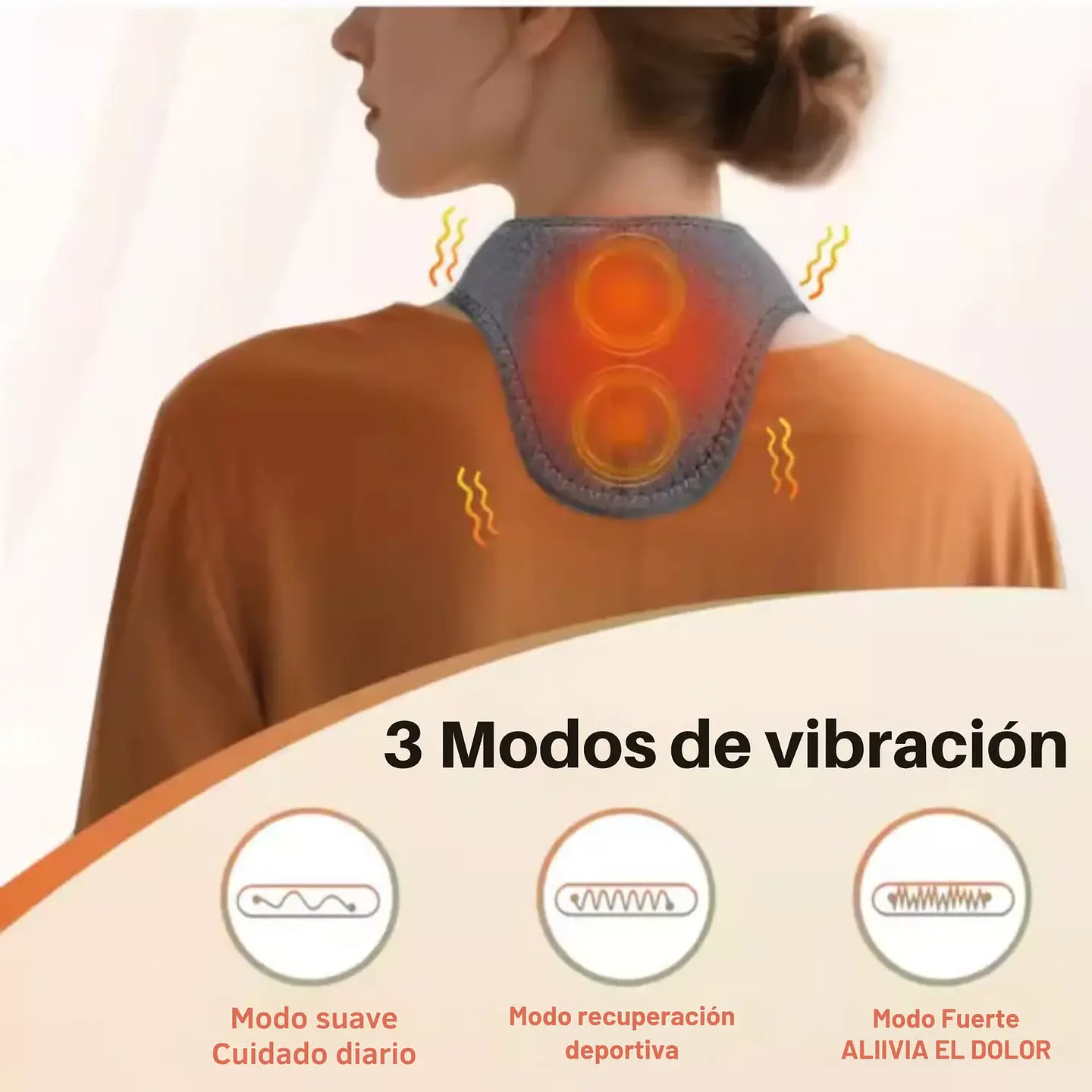 MASAJEADOR Y CALENTADOR DE CUELLO, 2 EN 1 3
