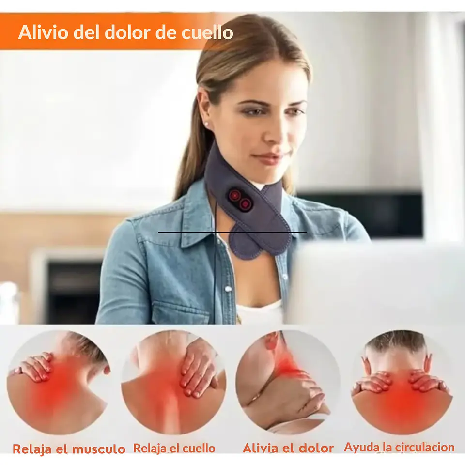 MASAJEADOR Y CALENTADOR DE CUELLO, 2 EN 1 5