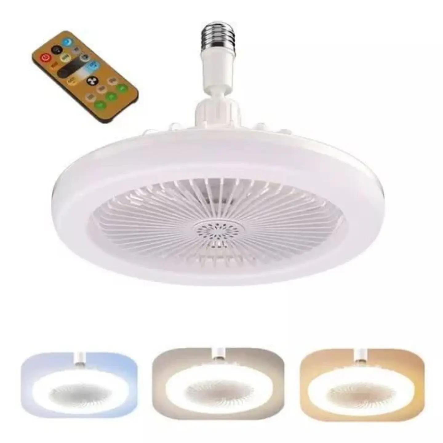 VENTILADOR DE TECHO 3 EN 1 CON LUZ LED 2