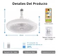 VENTILADOR DE TECHO 3 EN 1 CON LUZ LED - Miniatura 3