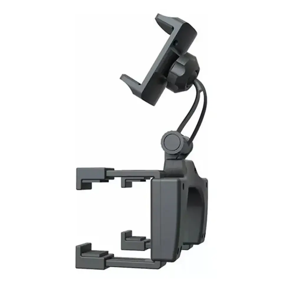 SOPORTE DE CELULAR AJUSTABLE PARA ESPEJO RETROVISOR 4