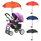 SOMBRILLA  CON FILTRO UV PARA COCHES DE BEBE - Miniatura 2
