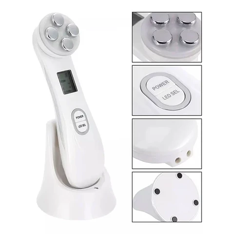 RADIO FRECUENCIA FACIAL ANTI ARRUGAS LED FOTOTERAPIA