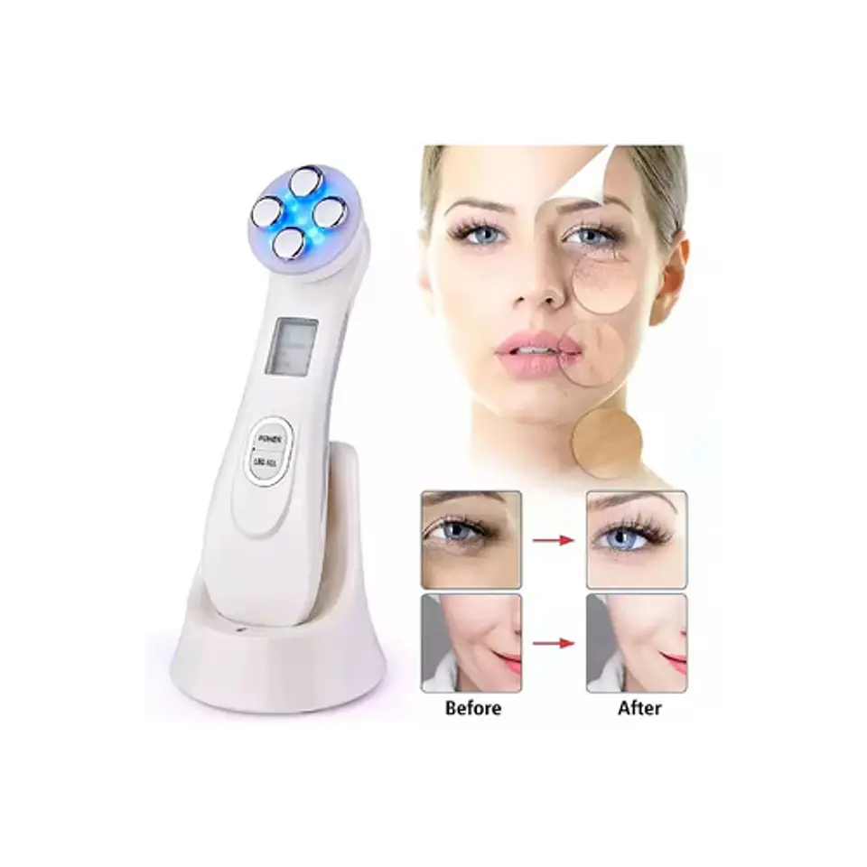 RADIO FRECUENCIA FACIAL ANTI ARRUGAS LED FOTOTERAPIA 4