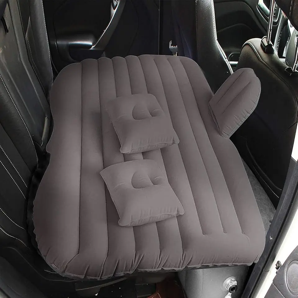 COLCHÓN INFLABLE PARA AUTO CAMPING CON ALMOHADAS 1
