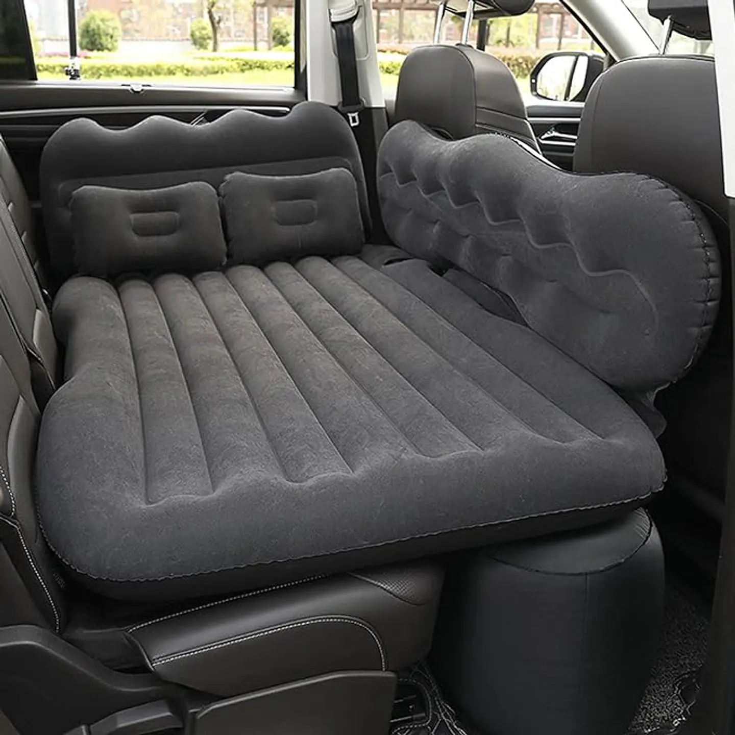COLCHÓN INFLABLE PARA AUTO CAMPING CON ALMOHADAS 4