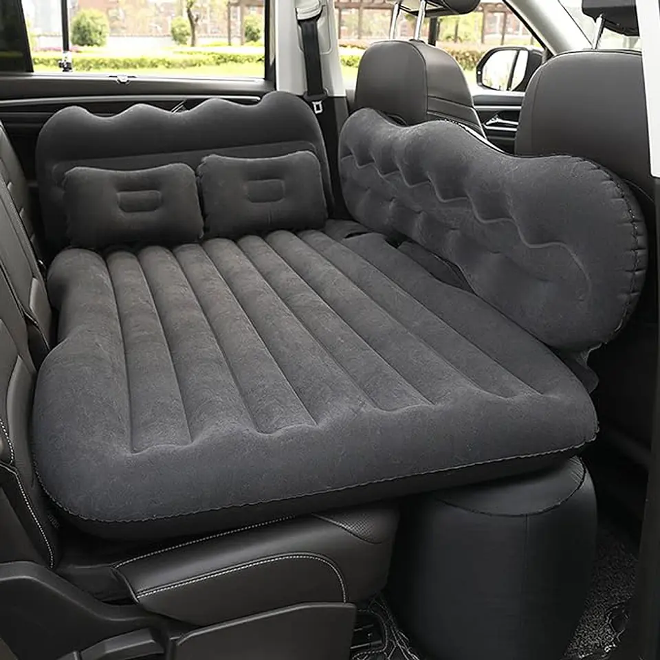 COLCHÓN INFLABLE PARA AUTO CAMPING CON ALMOHADAS 4