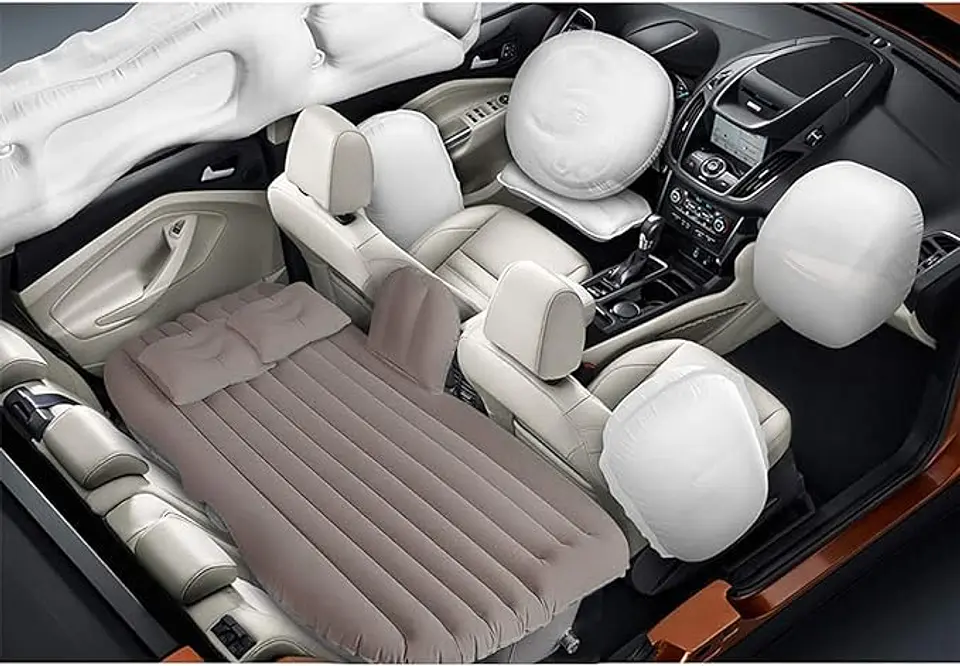COLCHÓN INFLABLE PARA AUTO CAMPING CON ALMOHADAS 5