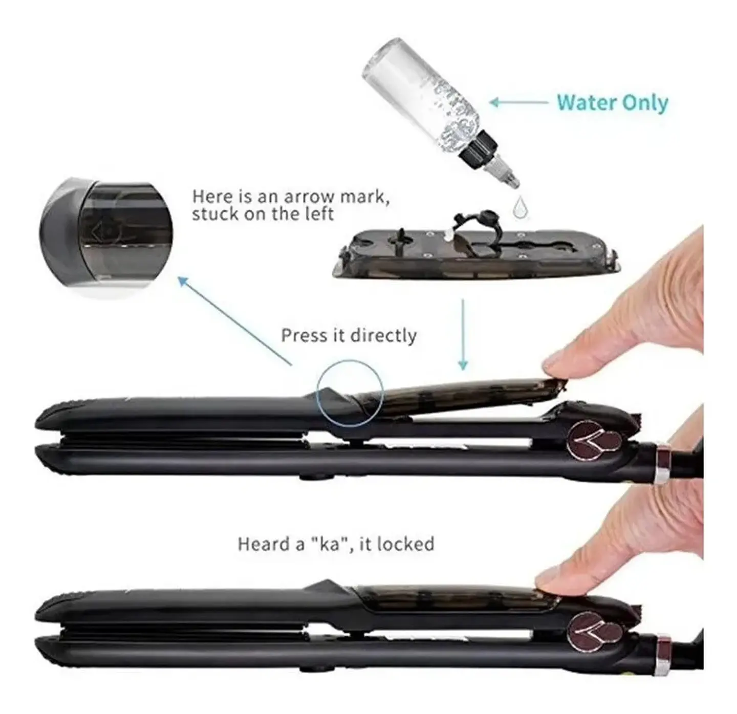 PLANCHA PROFESIONAL PARA EL CABELLO STEAM STYLER 3