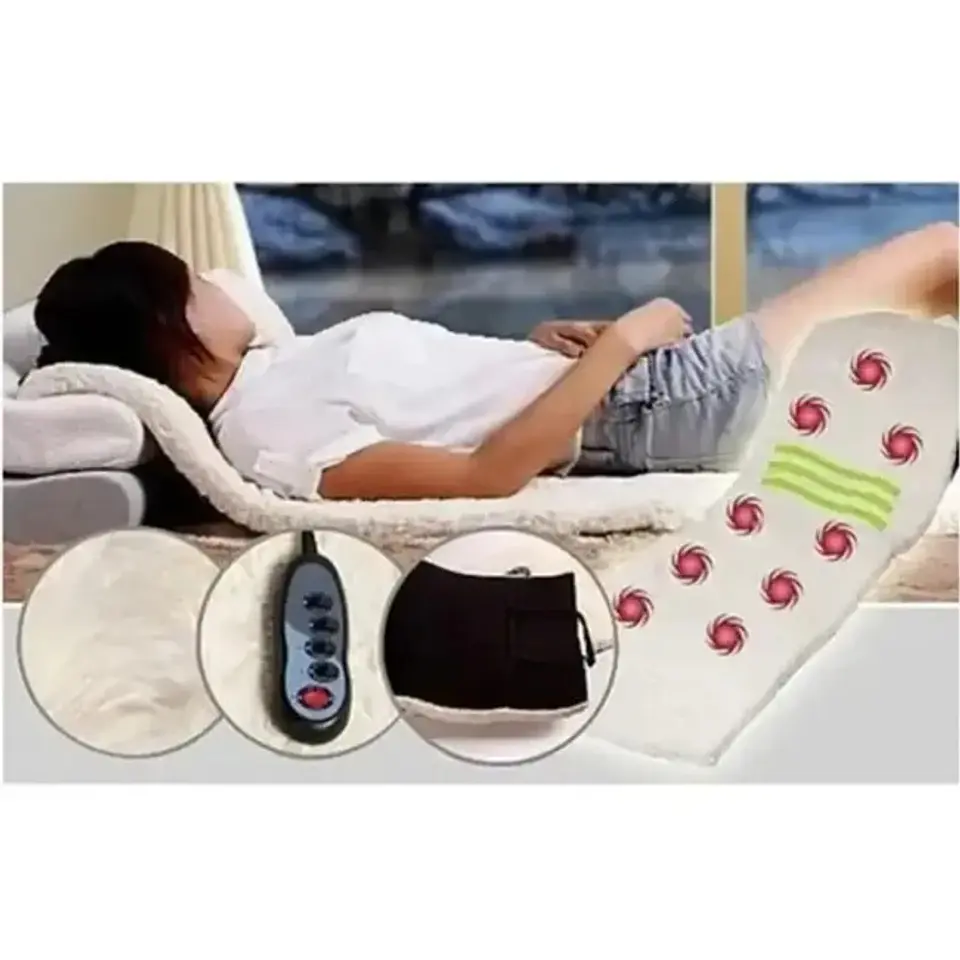 COLCHONETA MASAJEADORA CON CALOR, 9 MODOS DE MASAJE, PORTATIL 3