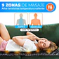 COLCHONETA MASAJEADORA CON CALOR, 9 MODOS DE MASAJE, PORTATIL - Miniatura 5