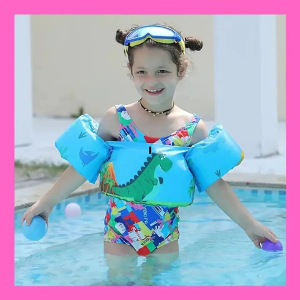 SALVAVIDAS Y FLOTADOR PARA NIÑA 2 EN 1 - NIÑA 4