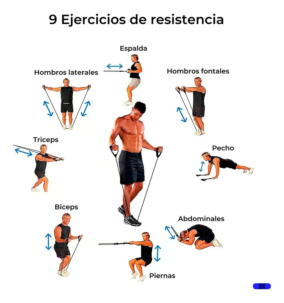 Set de Bandas Elasticas de Ejercicio 2