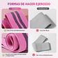 Bandas de Elasticas para piernas y glúteos, tela antideslizante, 3 niveles - Miniatura 3