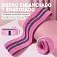 Bandas de Elasticas para piernas y glúteos, tela antideslizante, 3 niveles - Miniatura 5