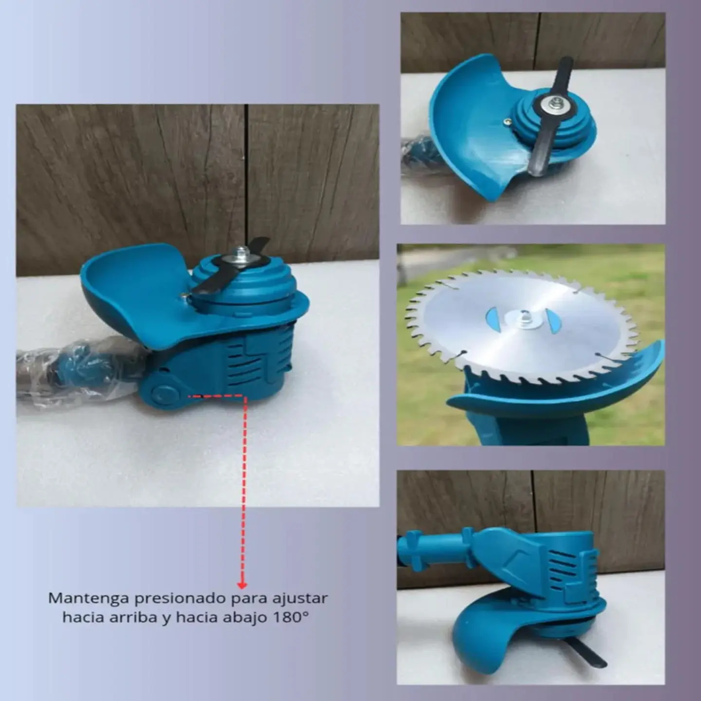 SET DE JARDIN CORTADORA DE CESPED TIJERA PODAR Y MINI MOTOSIERRA 3
