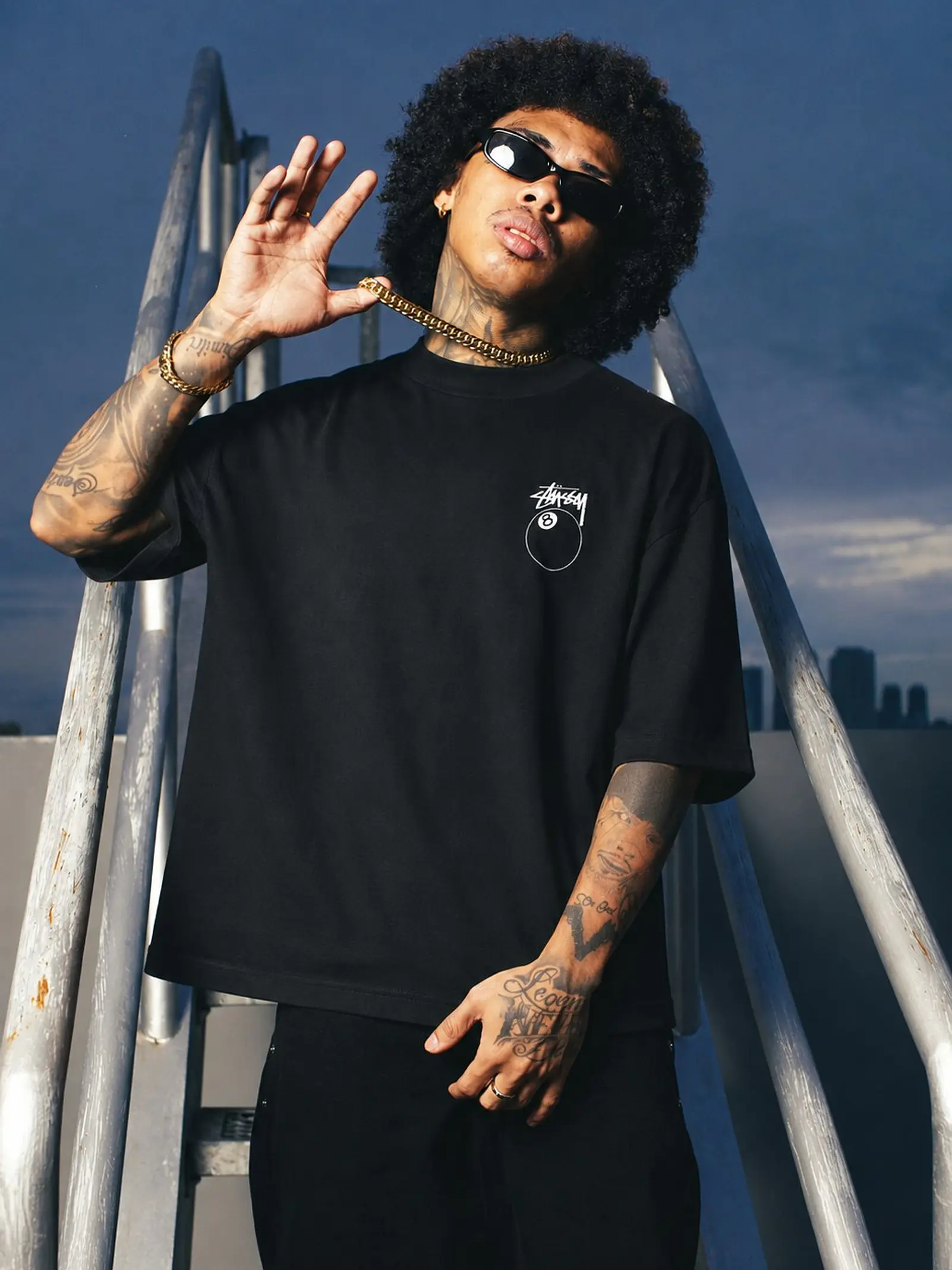 Polera Stussy Bola 8 6