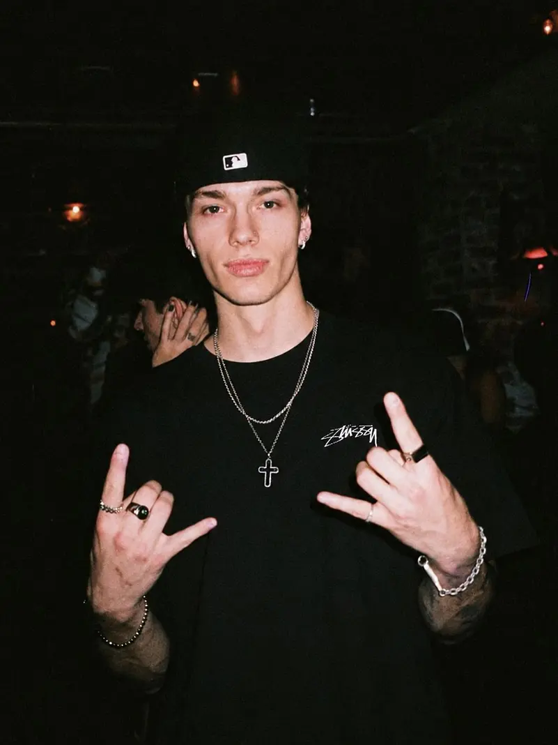 Polera Stussy Spider 8 3