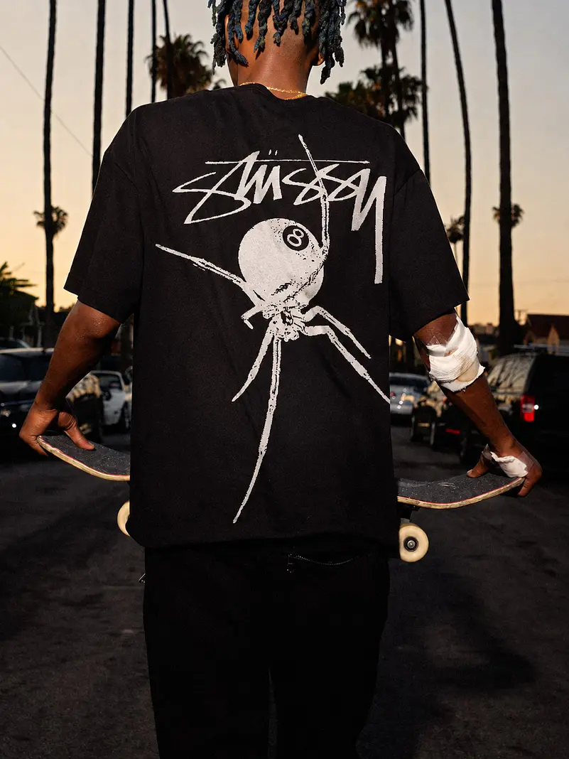 Polera Stussy Spider 8 4