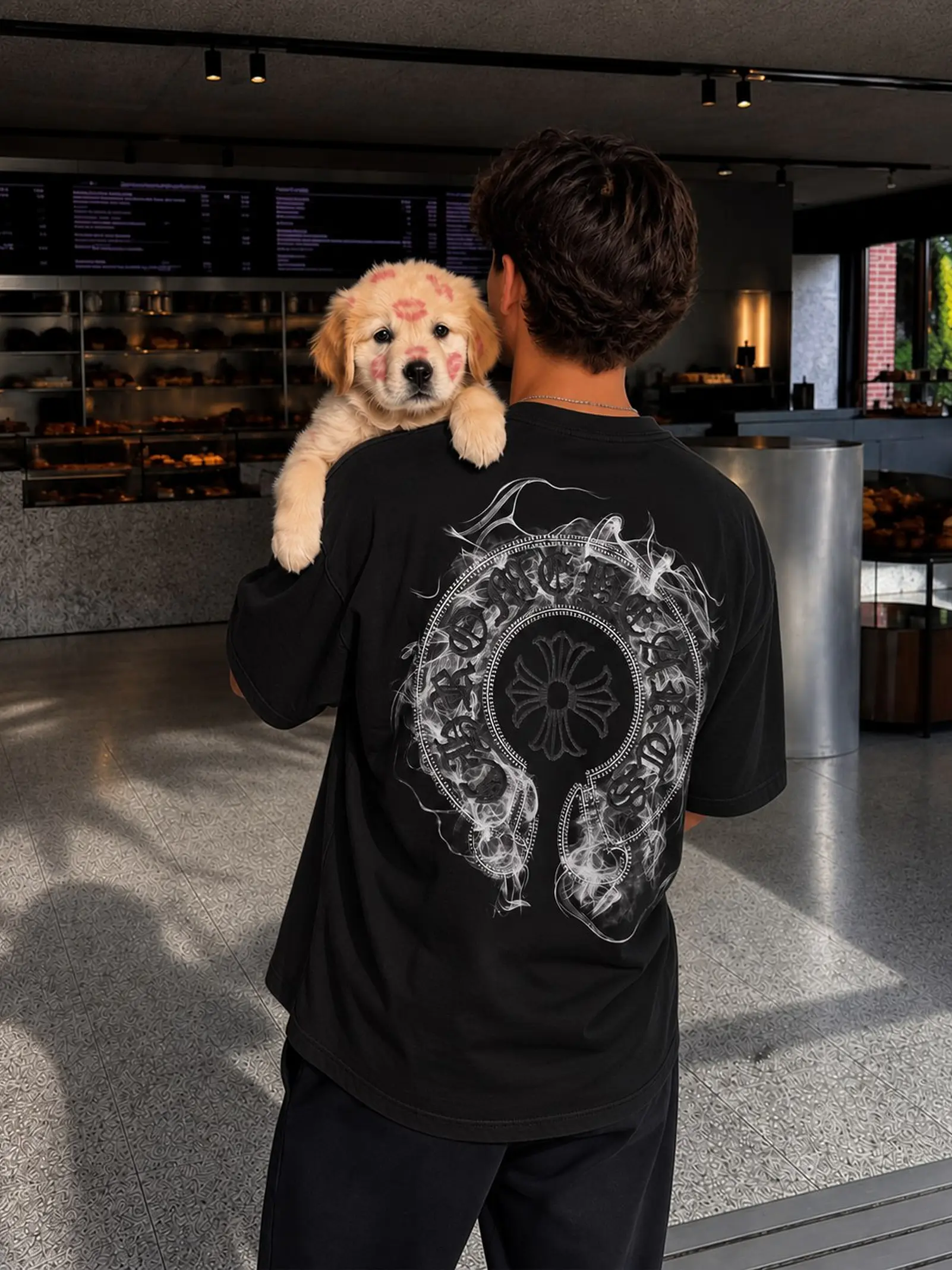 Chrome Hearts Smoke Horseshoe Tee 4