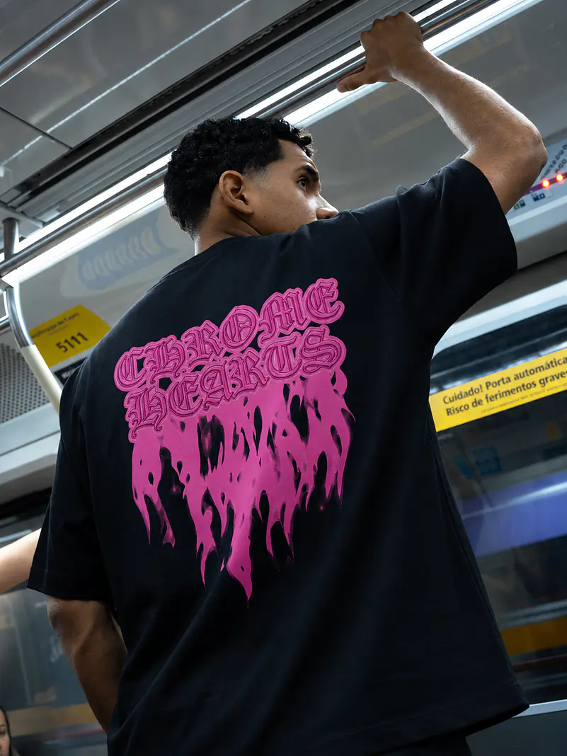 Chrome Hearts Fire Pink 3D 3