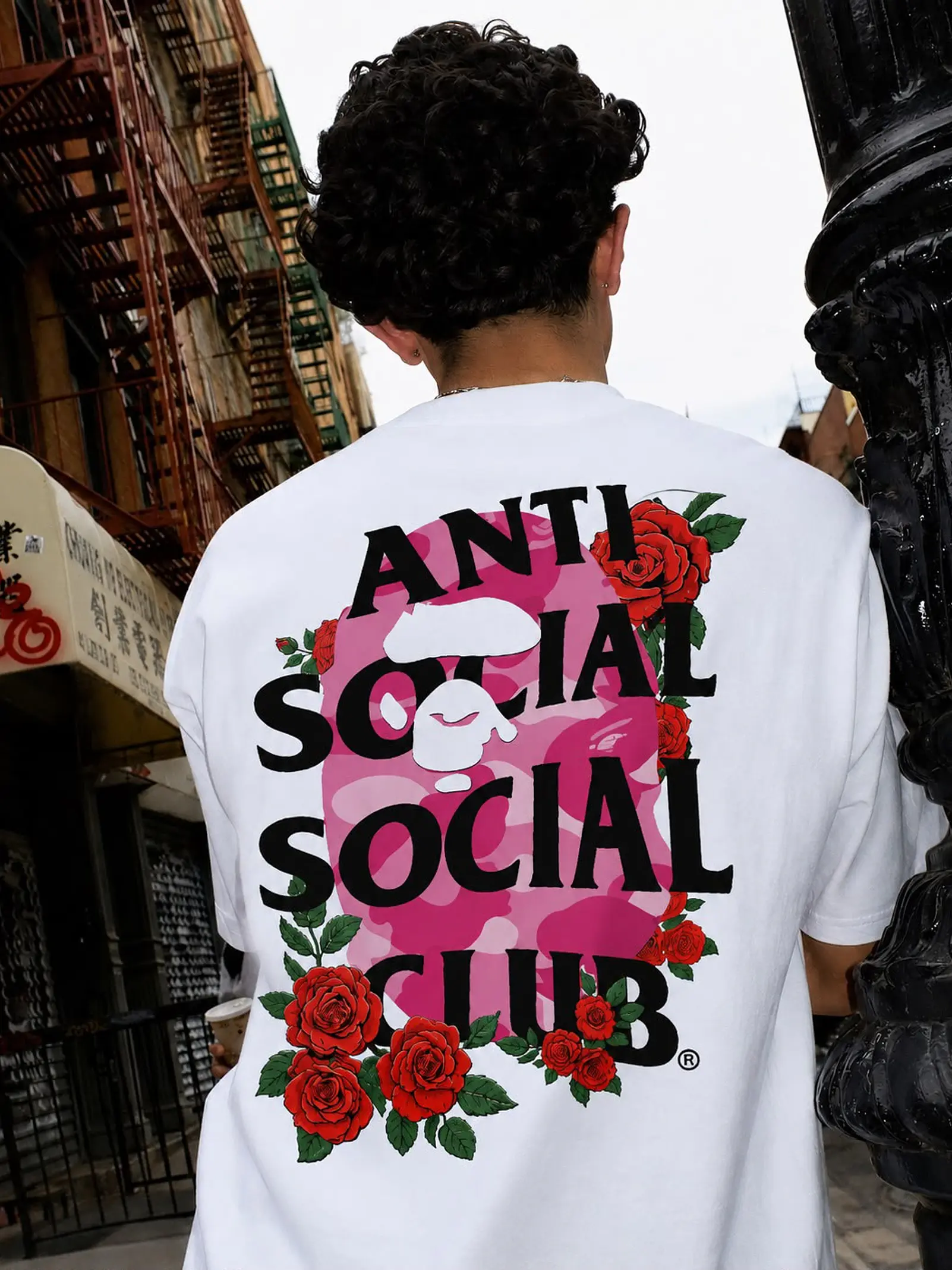 BAPE x Anti Social Social Club Roses Tee  3