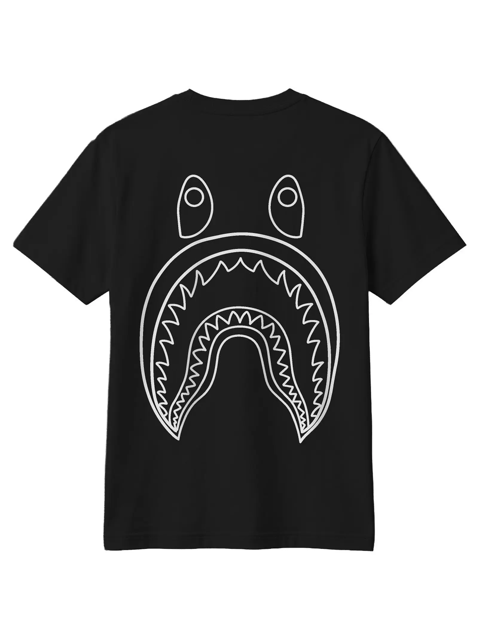 BAPE Shark Outline Tee 1