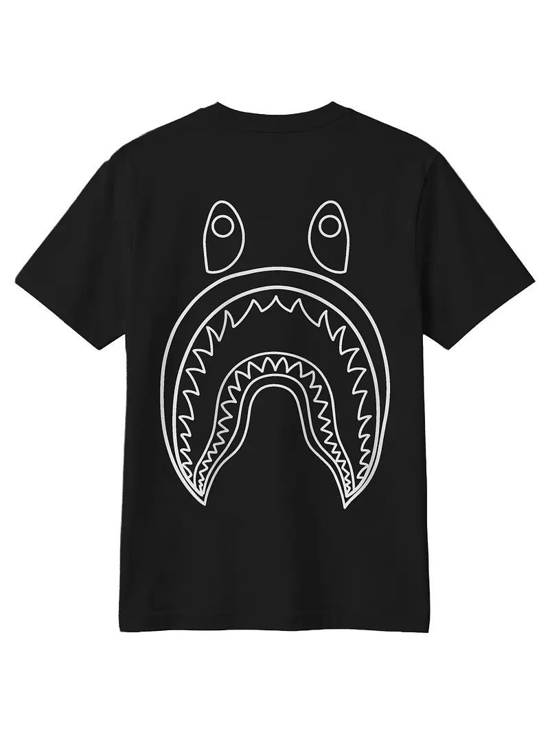BAPE Shark Outline Tee 1