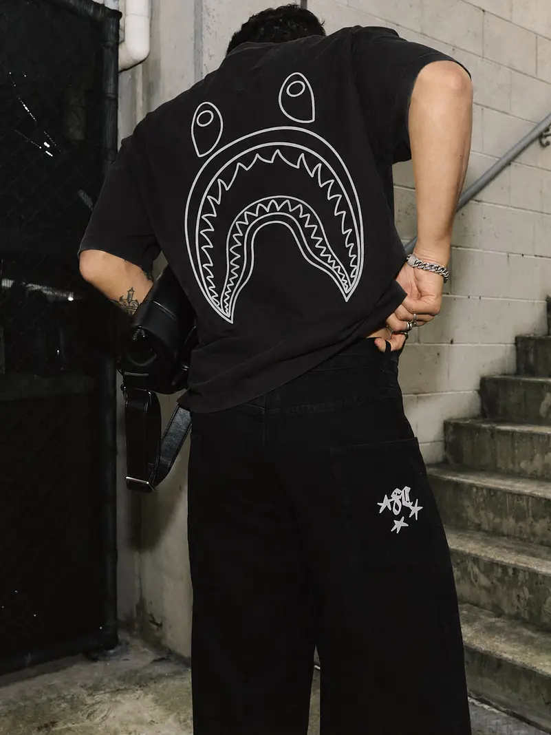 BAPE Shark Outline Tee 3