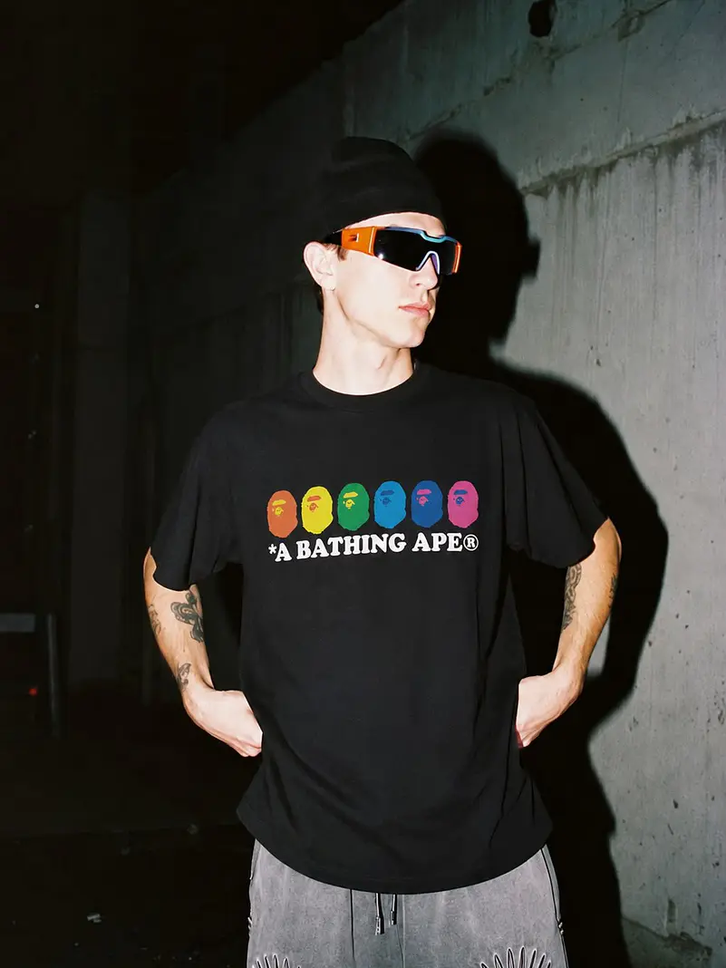 BAPE Rainbow Ape Tee 2