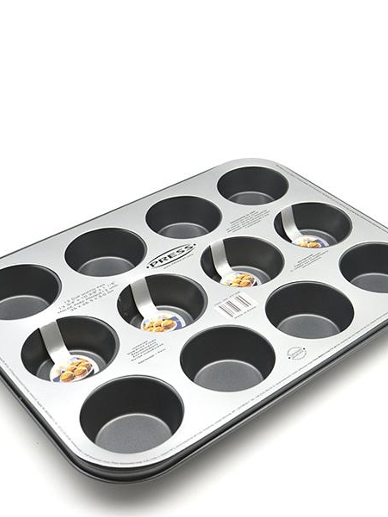 Molde para Ponqué 12 Und / Press 1