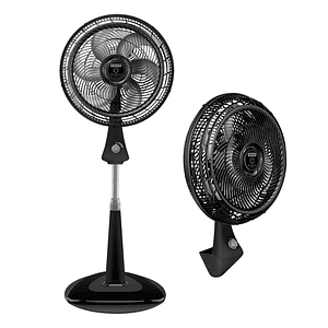 Ventilador Silence Force Plus 2 En 1 Negro / Samurai