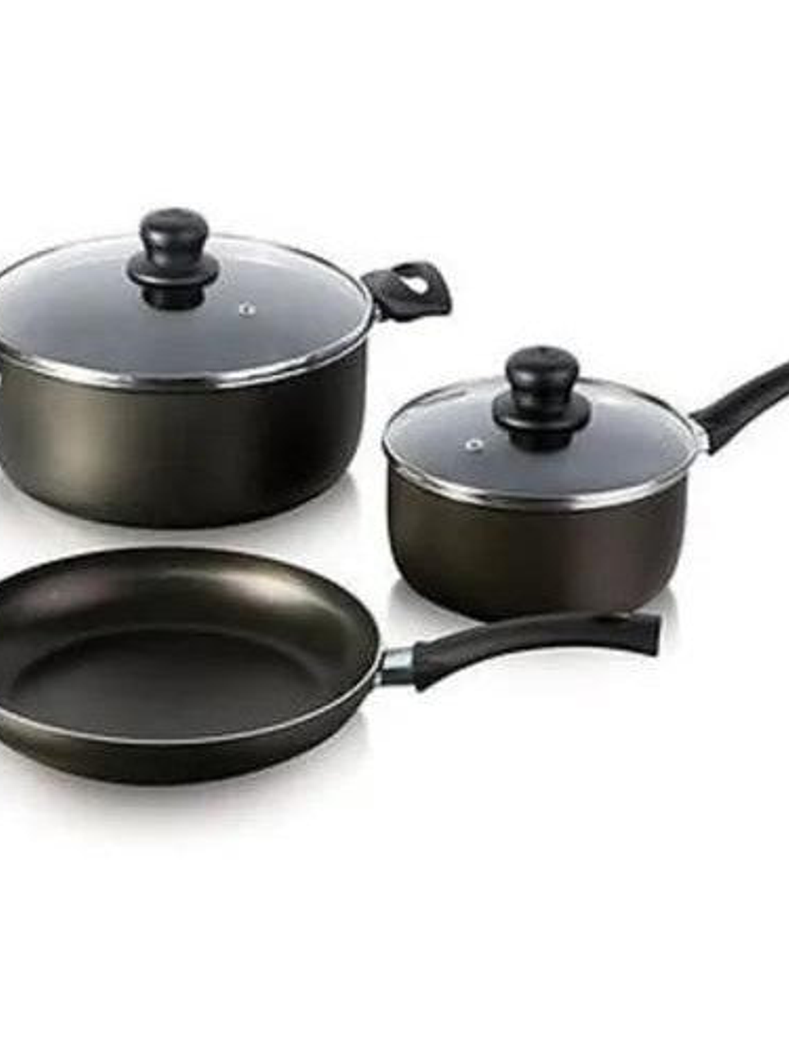Juego de Ollas 5 Piezas Antiadherente Smart Beginner / Imusa 1