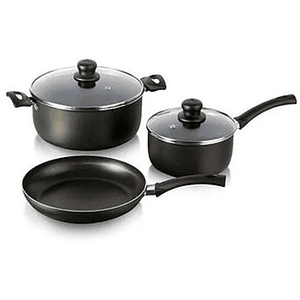 Juego de Ollas 5 Piezas Antiadherente Smart Beginner / Imusa