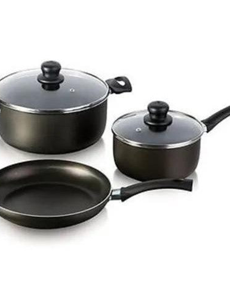Juego de Ollas 5 Piezas Antiadherente Smart Beginner / Imusa 1