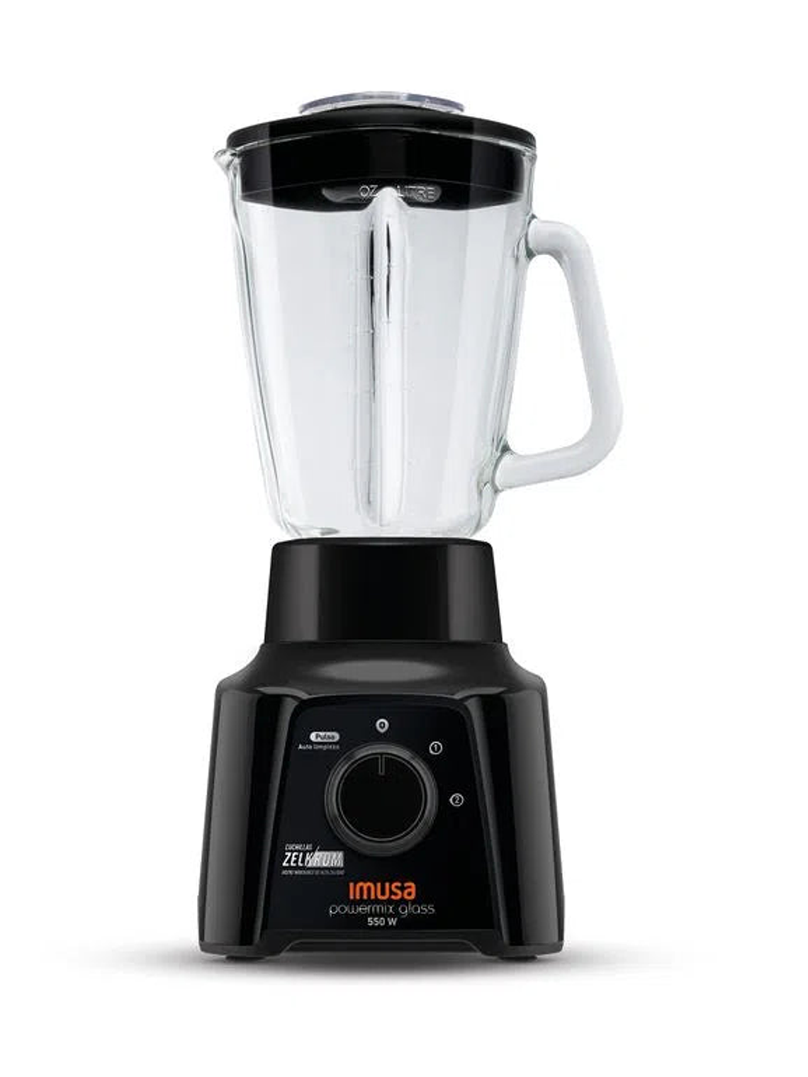 Licuadora Powermix Glass Negra / Imusa 1