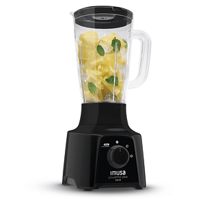 Licuadora Powermix Plus Negro 2 Velocidades / Imusa