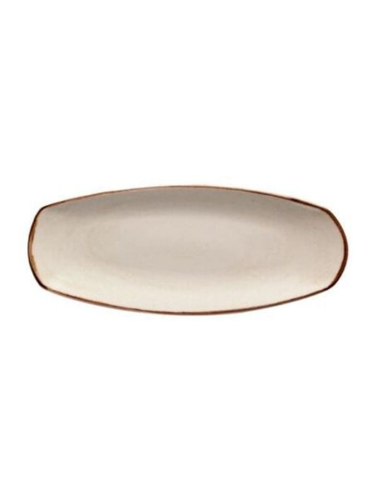 Bandeja Rectangular Artisan Beige  40.5 x 17 cm / Corona 1