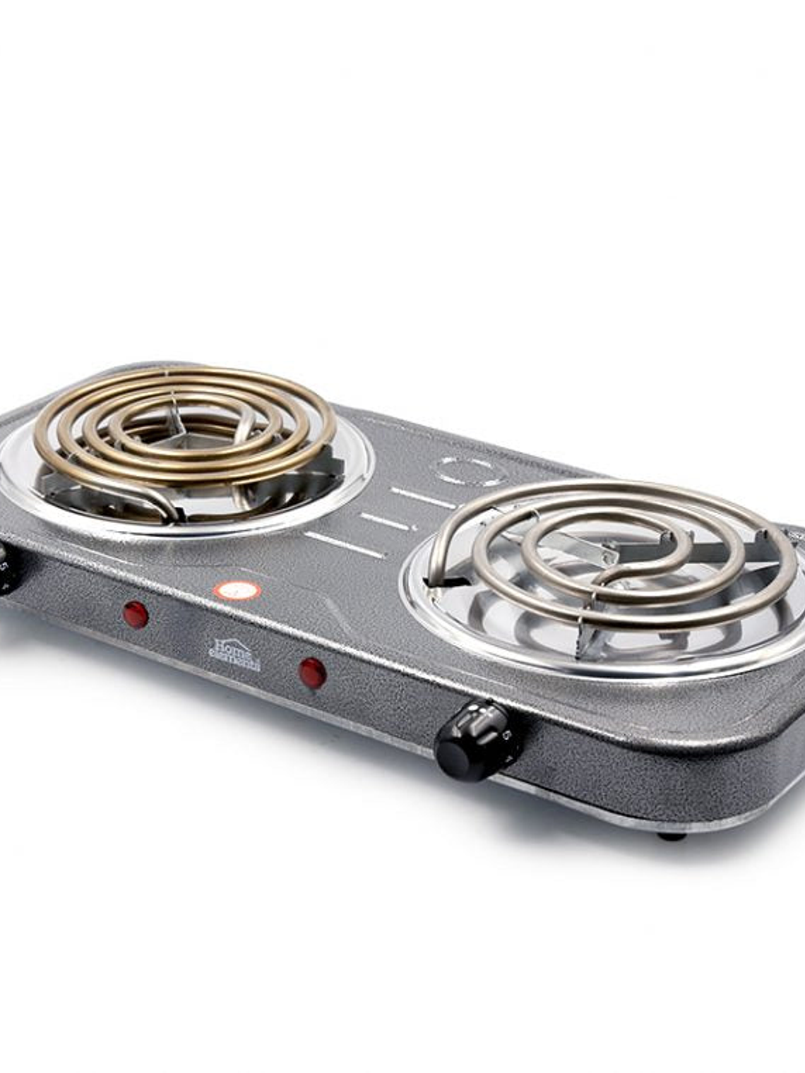 Estufa Eléctrica 2 Puestos Gris / Home Elements 1