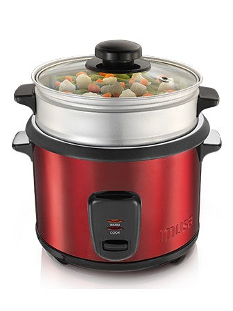 Arrocera Inox Con Función Vaporera 5 Tazas / Imusa 1