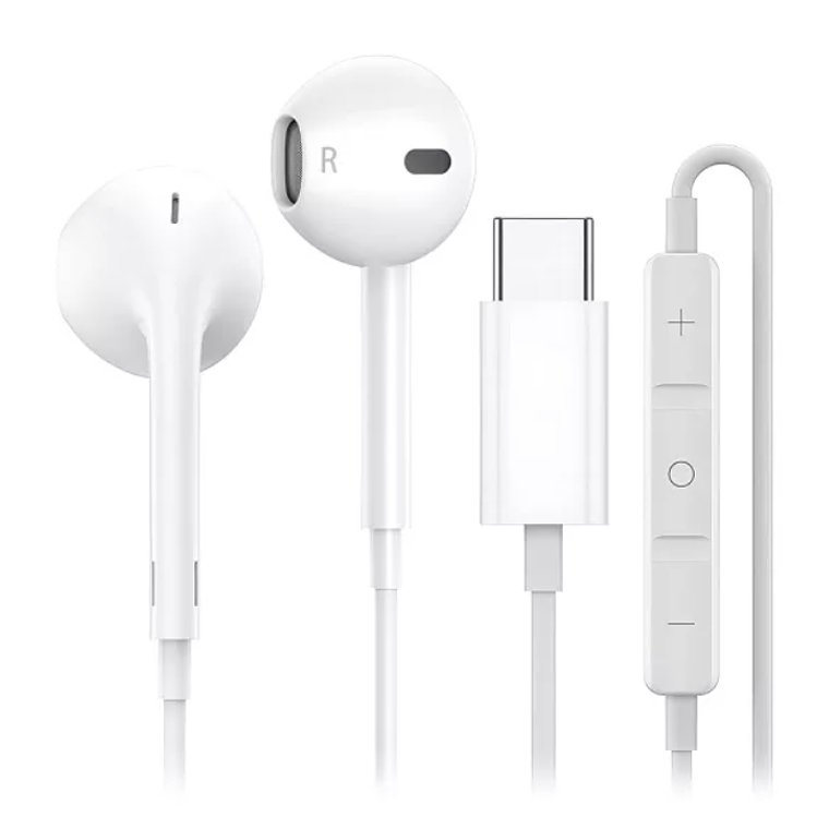 Manos Libres Earpods Iphone Conector C Originales 1
