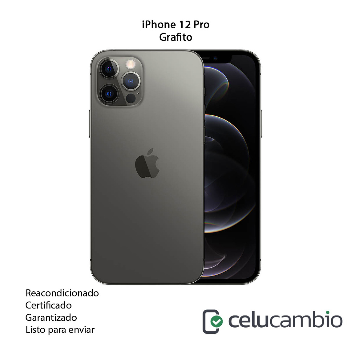 iPhone 12 Pro Display pieza desconocida-Bateria Pieza Desconocida-Fisura Lente 1